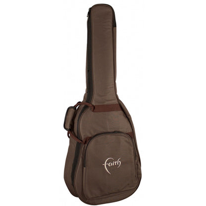 Faith FPNCECF Nexus Neptune Baby Jumbo Acoustic Electric Guitar with Padded Bag - Coffee Brown