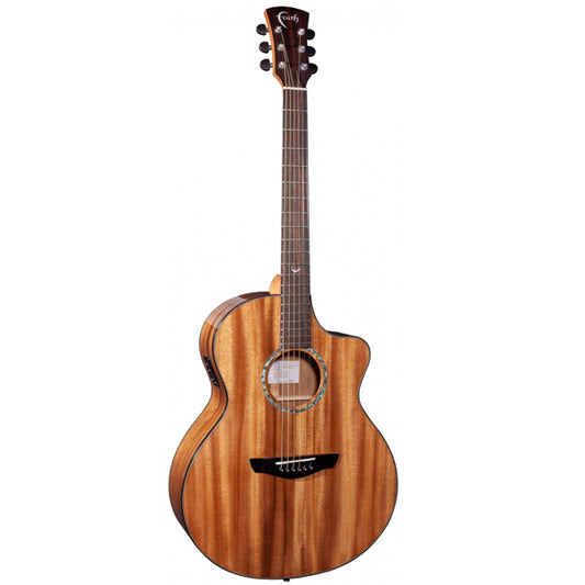 Faith FXNCE-HM FX Limited Edition Neptune Solid Figured Indonesian Trembesi Acoustic Electric Guitar - Harvest Moon (FXNCEHM)