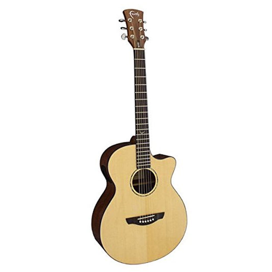 Faith FAV Solid Spruce Top Venus Concert Apollo Series Acoustic Electric Guitar with Gigbag - Gloss