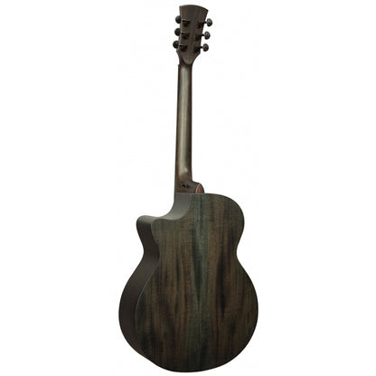 Faith FKVBK Naked Venus Cutaway Solid Engelmann Spruce Top Acoustic Electric Guitar with Gigbag - Black Stain