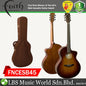 Faith FNCESB45 Classic Burst Neptune Cutaway Electro Saluda Baby Jumbo Full Solid Acoustic Electric Guitar INK3 Pickup with Case