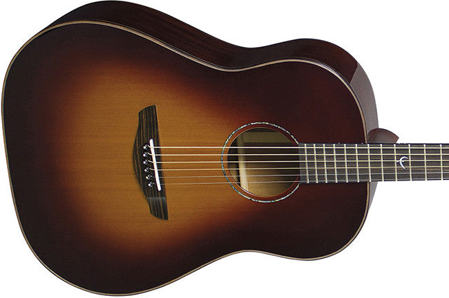 Faith FRSBG Classic Burst Mars Drop Dreadnought Acoustic Guitar with Case