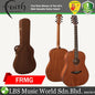Faith FRMG Mars Drop Shoulder Dreadnought Kanuga Full Solid Mahogany Acoustic Guitar with Case