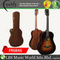 Faith FRSB45 Classic Burst Mars Drop Dreadnought Full Solid Acoustic Guitar with Case
