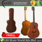 Faith FRMGL Mars Drop Shoulder Dreadnought Lefthanded Kanuga Full Solid Mahogany Acoustic Guitar with Case