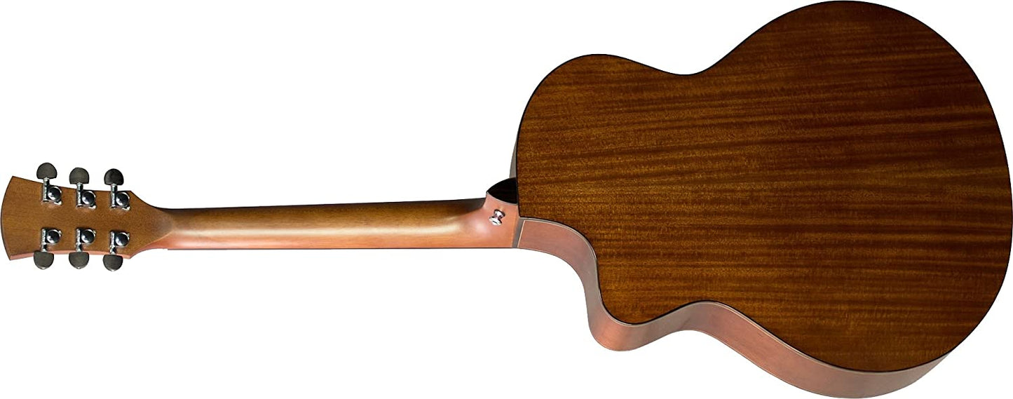 Faith FNCESB45 Classic Burst Neptune Cutaway Electro Saluda Baby Jumbo Full Solid Acoustic Electric Guitar INK3 Pickup with Case