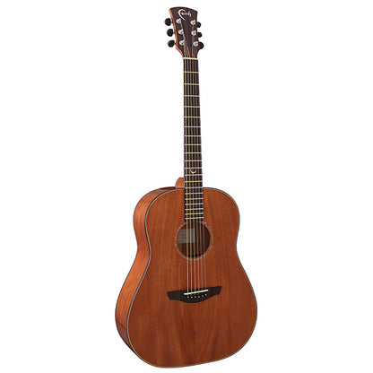 Faith FRMGL Mars Drop Shoulder Dreadnought Lefthanded Kanuga Full Solid Mahogany Acoustic Guitar with Case