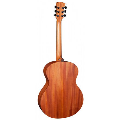 Faith FKNE Natural Naked Neptune Electro Saluda Baby Jumbo Full Solid Acoustic Electric Guitar Fishman Pickup with Case