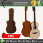Faith FME Natural Mercury Electro Parlour Size Full Solid Acoustic Guitar with Case