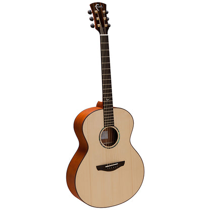 Faith FN Natural Neptune Saluda Full Size Jumbo Solid Acoustic Guitar with Case