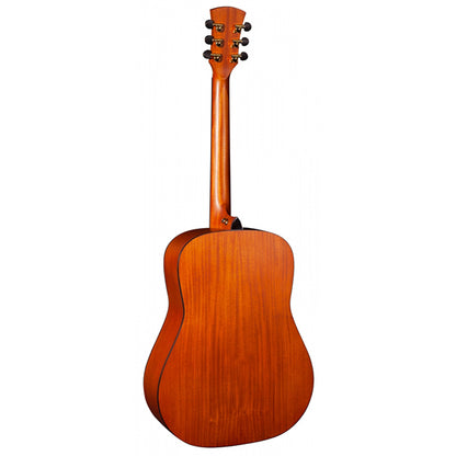 Faith FS Natural Saturn Dreadnought Full Solid Acoustic Guitar with Case