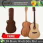 Faith FKRE Naked Mars Electric Acoustic (Non-Cut) Dreadnought Size Full Solid Mahogany Natural Guitar Fishman Pickup