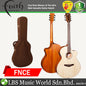 Faith FNCE Natural Neptune Cutaway Full Size Jumbo Acoustic Electric Guitar Pickup with Case