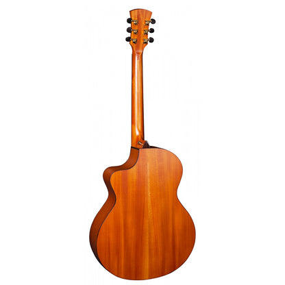 Faith FNCE Natural Neptune Cutaway Full Size Jumbo Acoustic Electric Guitar Pickup with Case