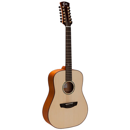 Faith FS12 Natural Saturn 12 String Dreadnought Full Solid Acoustic Guitar with Case