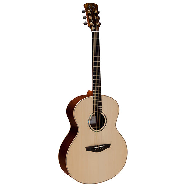 Faith FNHG HiGloss Neptune Full Sized Jumbo Solid Acoustic Guitar with Case