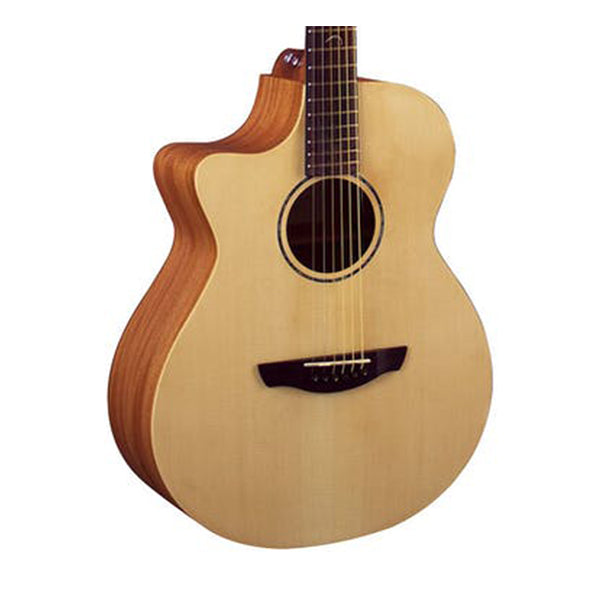 Faith FKVL Natural Naked Venus Lefthanded Full Solid Acoustic Electric Cutaway Guitar Fishman Pickup with Case