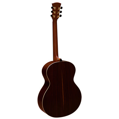 Faith FNHG HiGloss Neptune Full Sized Jumbo Solid Acoustic Guitar with Case