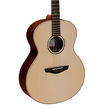 Faith FNHG HiGloss Neptune Full Sized Jumbo Solid Acoustic Guitar with Case