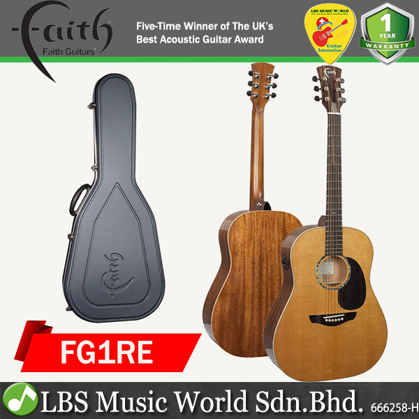 Faith FG1RE Legacy Mars Mahogany Electro with Latest Flex Blend Fishman Preamp System