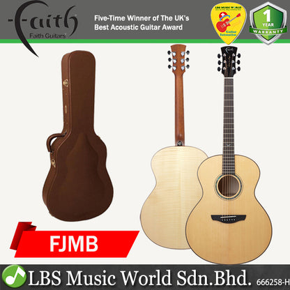 Faith FJMB Signature Jumbo Limited Edition Patrick James Eggle Acoustic Full Solid with case