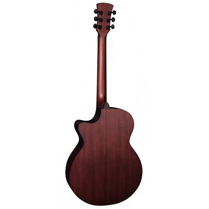 Faith FKVMG Naked Venus Cutaway Electric Acoustic Guitar Full Solid Mahogany Fishman Amp