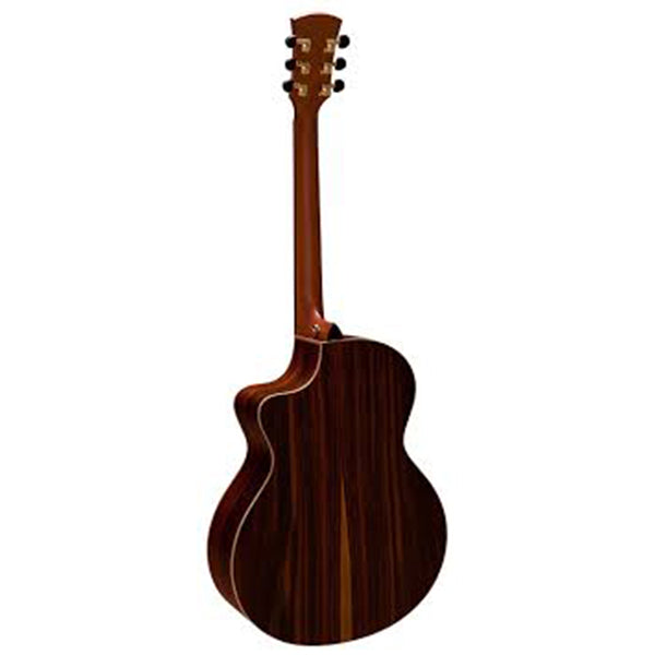 Faith FNCEHG HiGloss Neptune Cutaway Electro Full Sized Jumbo Solid Acoustic Electric Guitar Pickup with Case