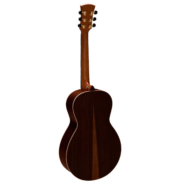 Faith FMEHG-BNC HiGloss Mercury Electro Scoop Parlour Full Solid Acoustic Electric Guitar Pickup with Case (FMEHG BNC)