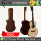Faith FMHG HiGloss Mercury Parlour Full Solid Acoustic Guitar with Case