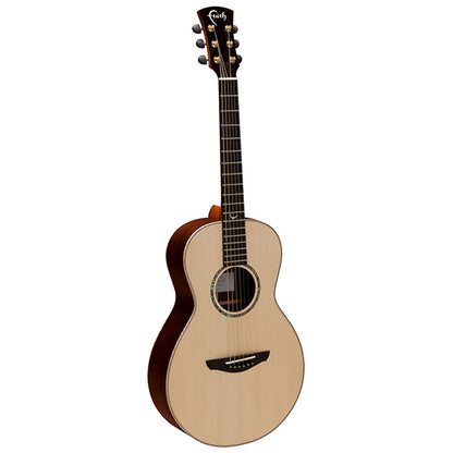 Faith FMHG HiGloss Mercury Parlour Full Solid Acoustic Guitar with Case