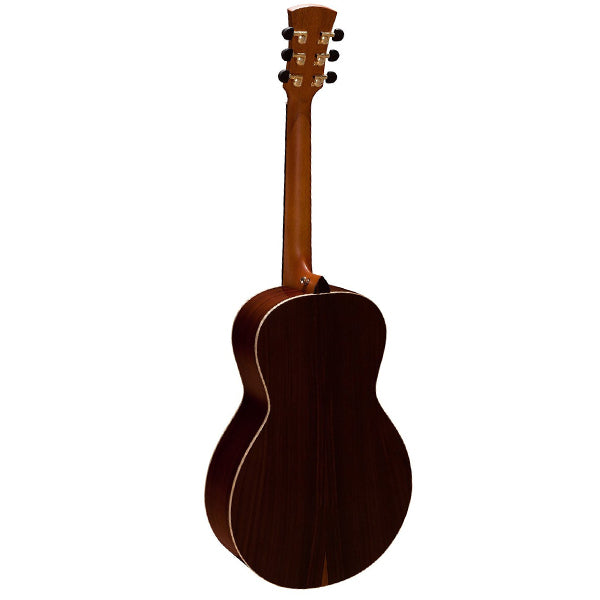 Faith FMHG HiGloss Mercury Parlour Full Solid Acoustic Guitar with Case