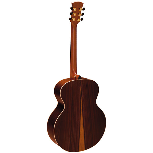 Faith FJHG HiGloss Jupiter Full Bodied Jumbo Solid Acoustic Guitar with Case