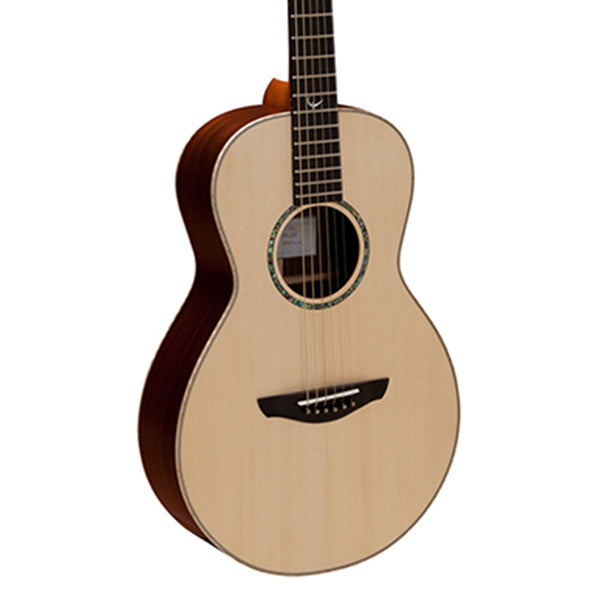 Faith FMHG HiGloss Mercury Parlour Full Solid Acoustic Guitar with Case