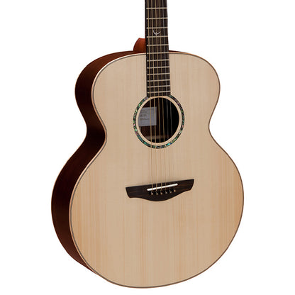 Faith FJHG HiGloss Jupiter Full Bodied Jumbo Solid Acoustic Guitar with Case