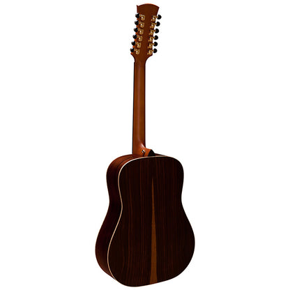 Faith FS12HG HiGloss Saturn 12 String Dreadnought Full Solid Acoustic Guitar with Case