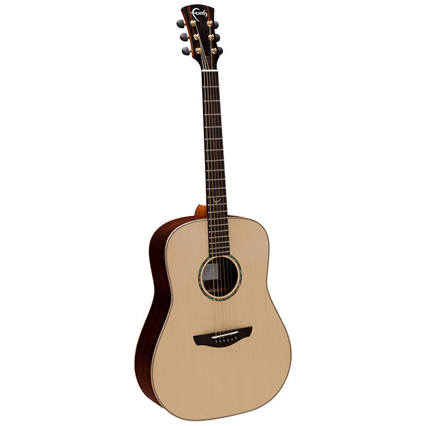 Faith FSHG HiGloss Saturn Dreadnought Full Solid Acoustic Guitar with Case