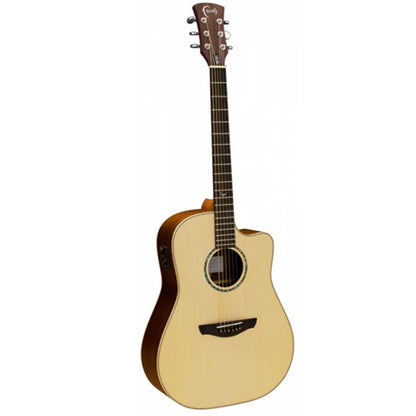 Faith FASCE Apollo Saturn Dreadnought Cutaway Acoustic Electric Guitar With Bag (Natural)