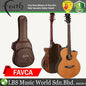 Faith FAVCA Apollo Venus Cutaway Acoustic Electric Folk Guitar With Bag (Natural Cedar)