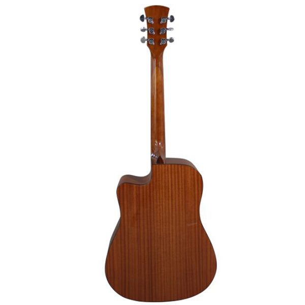 Faith FASCE Apollo Saturn Dreadnought Cutaway Acoustic Electric Guitar With Bag (Natural)