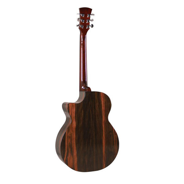 Faith FAVCA Apollo Venus Cutaway Acoustic Electric Folk Guitar With Bag (Natural Cedar)
