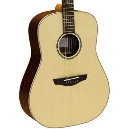 Faith FAS Apollo Saturn Dreadnought Acoustic Electric Folk Guitar with Bag (Natural)