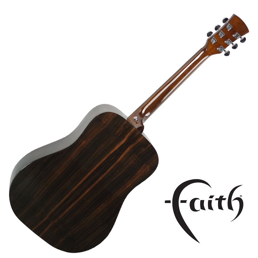Faith FASCA Apollo Saturn Dreadnought Solid Cedar Acoustic Guitar with Bag