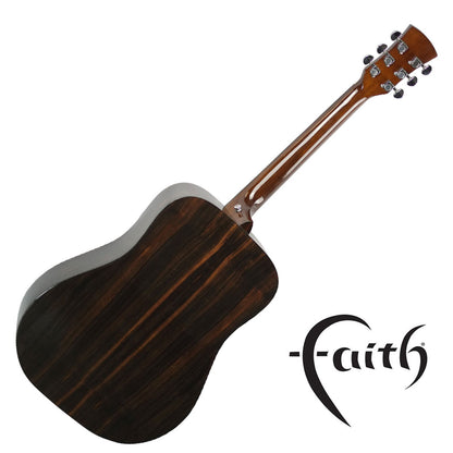 Faith FASCA Apollo Saturn Dreadnought Solid Cedar Acoustic Guitar with Bag
