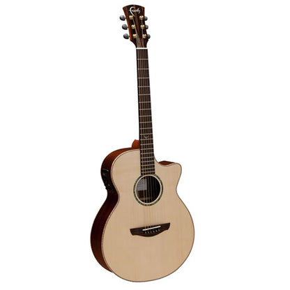Faith FVHG-HEX Auditorium HiGloss Venus Cutaway Acoustic Electric Guitar With Case (FVHG HEX)