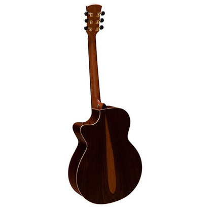 Faith FVHG-HEX Auditorium HiGloss Venus Cutaway Acoustic Electric Guitar With Case (FVHG HEX)