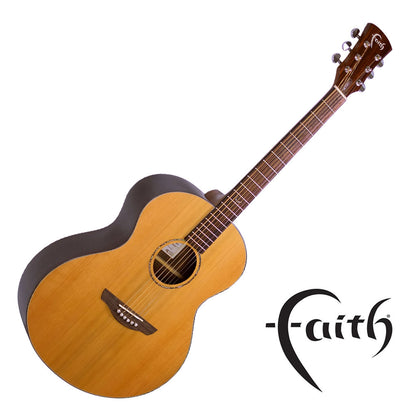 Faith FANCA Apollo Neptune Solid Top Cedar Acoustic Guitar with Bag