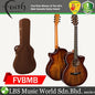 Faith FVBMB Blood Moon Venus Solid Trembesi Acoustic Electric Folk Guitar with Pickup and Hard Case (Award Winning Model)