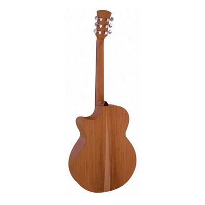 Faith FKV Naked Venue Cutaway Electric Acoustic Folk Guitar with Hard Case (Award Winning Model)