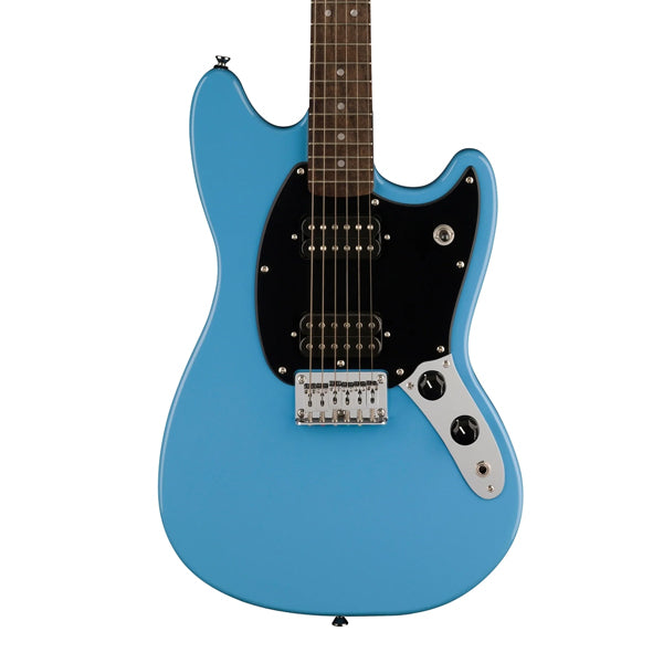 Squier By Fender Sonic Mustang HH Electric Guitar with White Pickguard Maple FB
