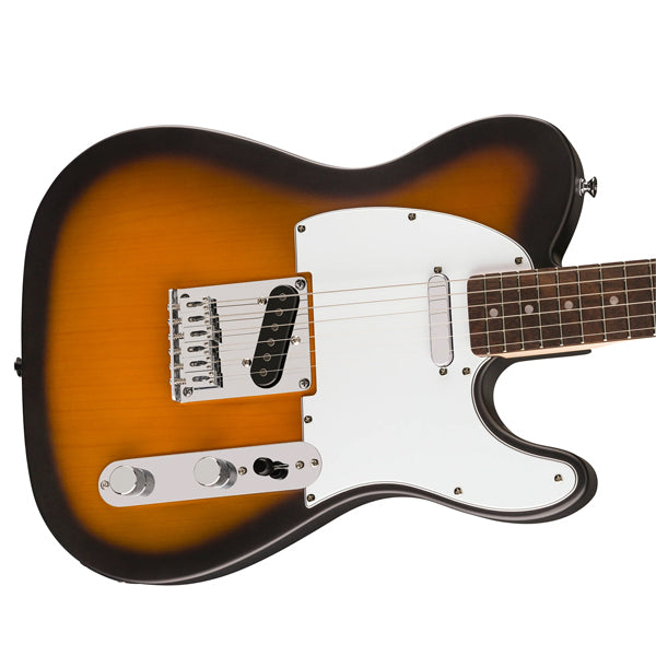 Squier by Fender Debut Telecaster Electric Guitar with White Pickguard Laurel FB